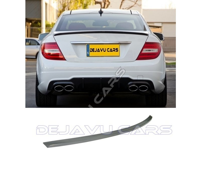 C63 AMG Look Tailgate spoiler lip for Mercedes Benz C-Class W204