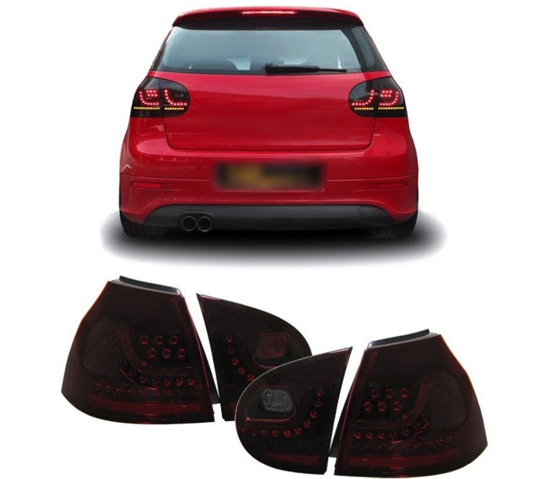 R20 / GTI Look LED Tail Lights for Volkswagen Golf 5