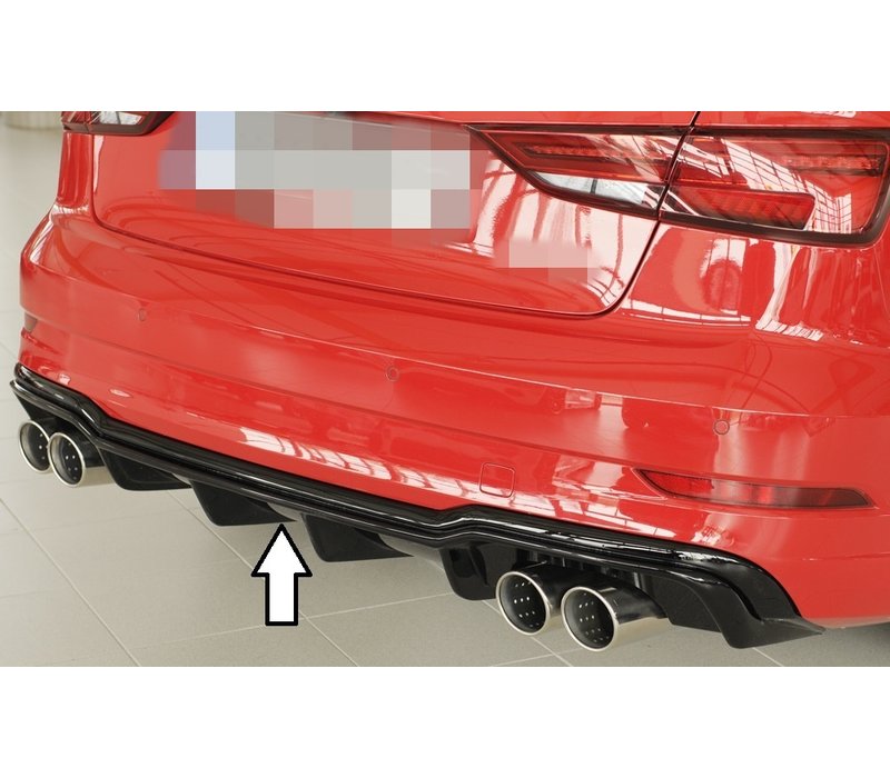 S3 Look Diffuser voor Audi A3 8V S line