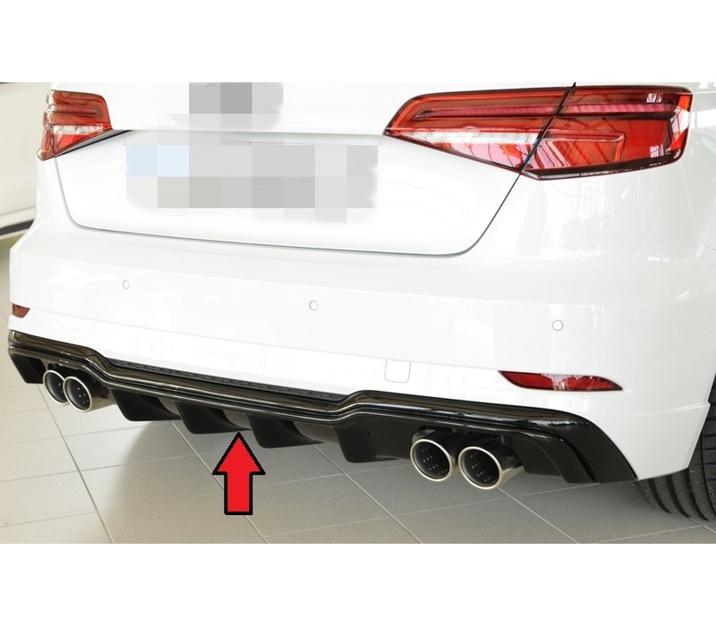 S3 Look Diffusor für Audi A3 8V S line