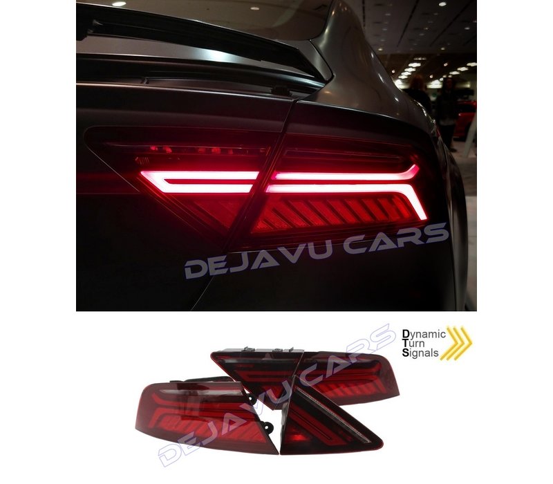 Facelift Look Dynamic LED Tail Lights for Audi A7 4G