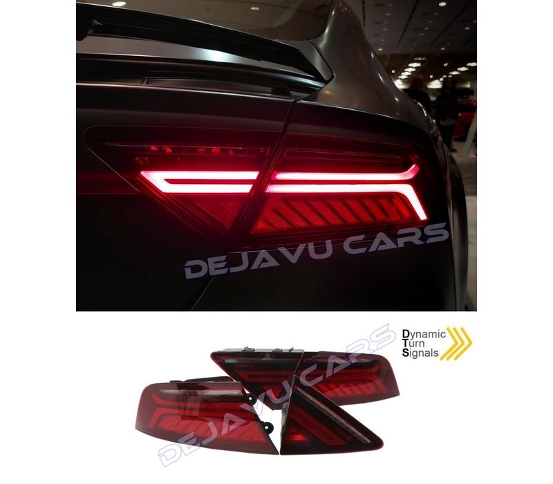 Facelift Look Dynamisch LED Rückleuchten für Audi A7 4G