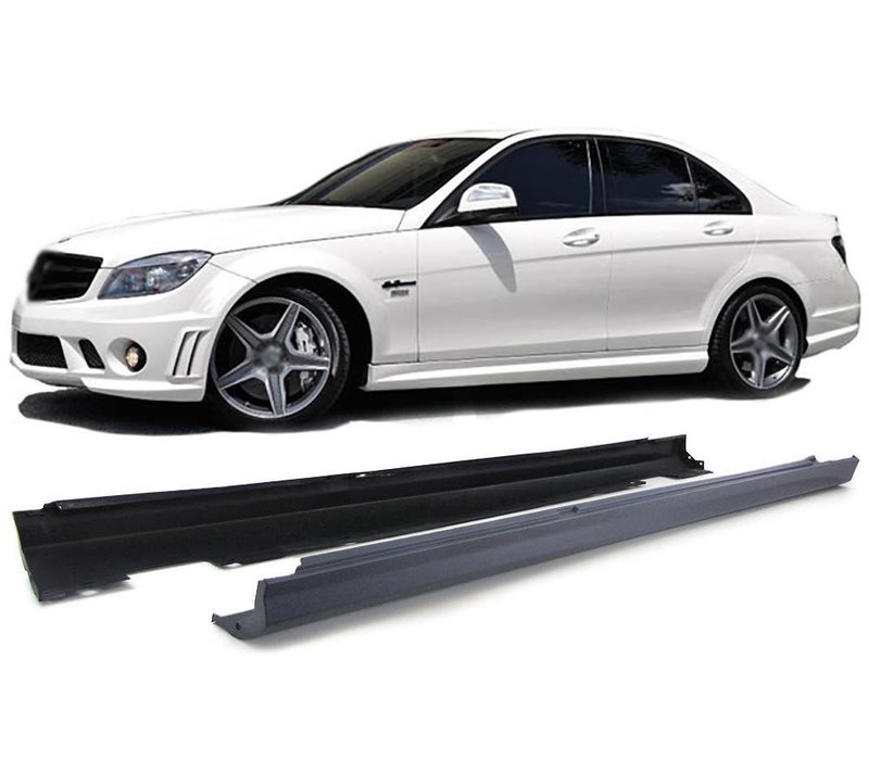 AMG  Look Side skirts for Mercedes Benz C-Class W204