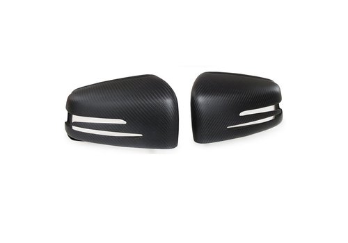 OEM Line ® Matt Carbon Mirror caps for Mercedes Benz W176 W204 W246