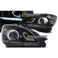 LED Bi Xenon Look Headlights for Mercedes Benz C-Class W204