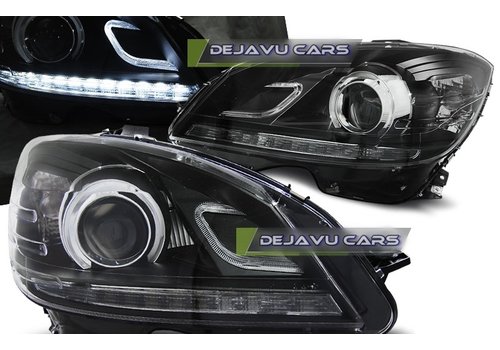 OEM Line ® LED Bi Xenon Look Headlights for Mercedes Benz C-Class W204