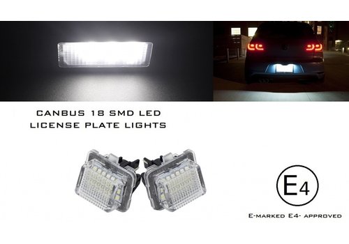 OEM Line ® LED License Plate Lights for Mercedes Benz