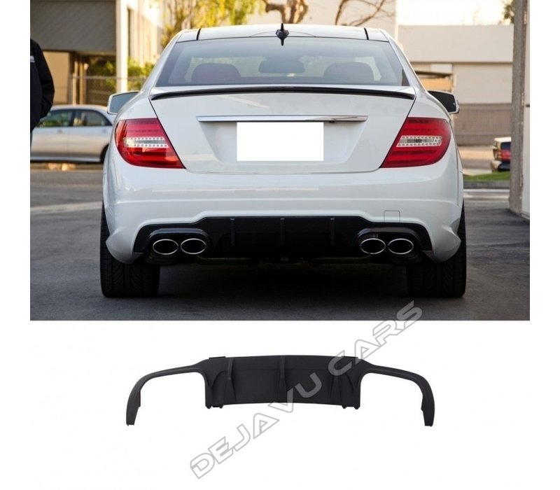 C63 AMG Look Diffuser for Mercedes Benz C-Class W204