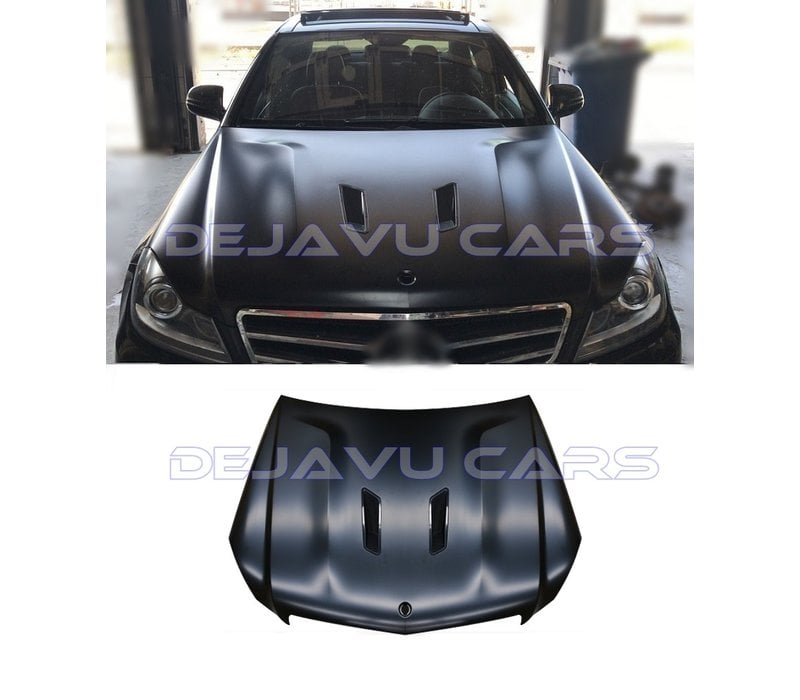 Black Series C63 AMG Look Bonnet Hood for Mercedes Benz C-Class W204