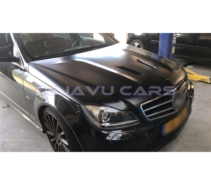 Black Series C63 AMG Look Bonnet Hood for Mercedes Benz C-Class W204