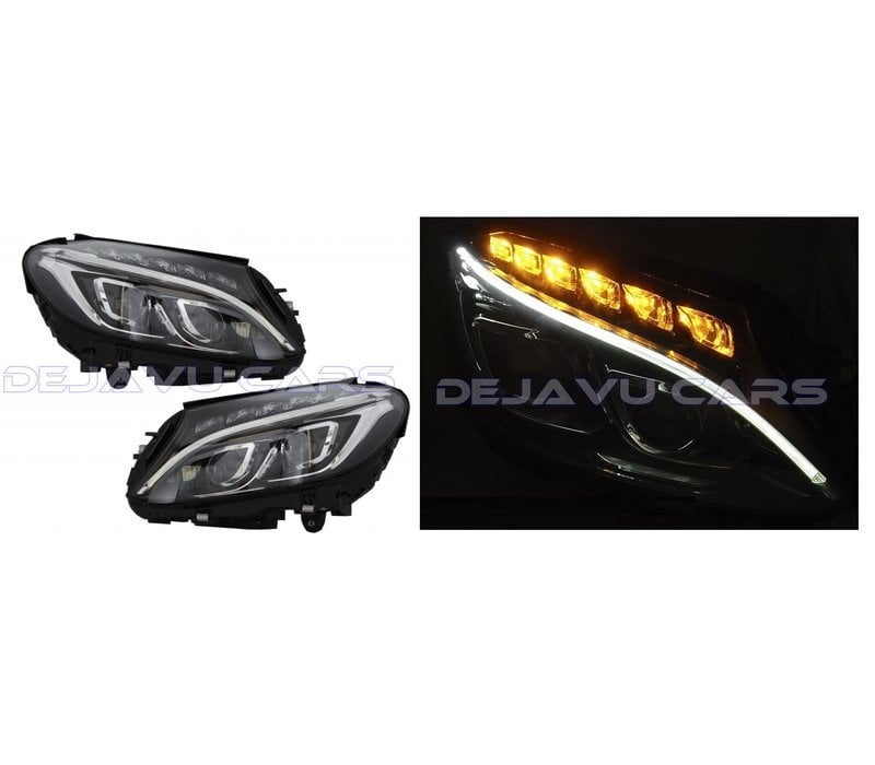 Volledig LED Koplampen voor Mercedes Benz C-Klasse W205