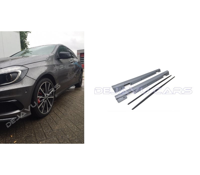 A45 AMG Look Side skirts for Mercedes Benz A-Class W176