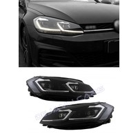 Facelift Look Volledig LED Matrix Koplampen met Start Up Animation voor Volkswagen Golf 7.5 Facelift