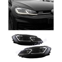 VW Golf 7.5 Facelift Xenon Look Dynamic LED Headlights for Volkswagen Golf 7 Facelift