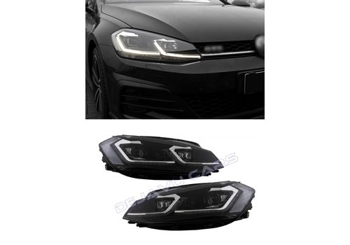 OEM Line ® Facelift Look Full LED Matrix Headlights with Start Up Animation for Volkswagen Golf 7.5 Facelift
