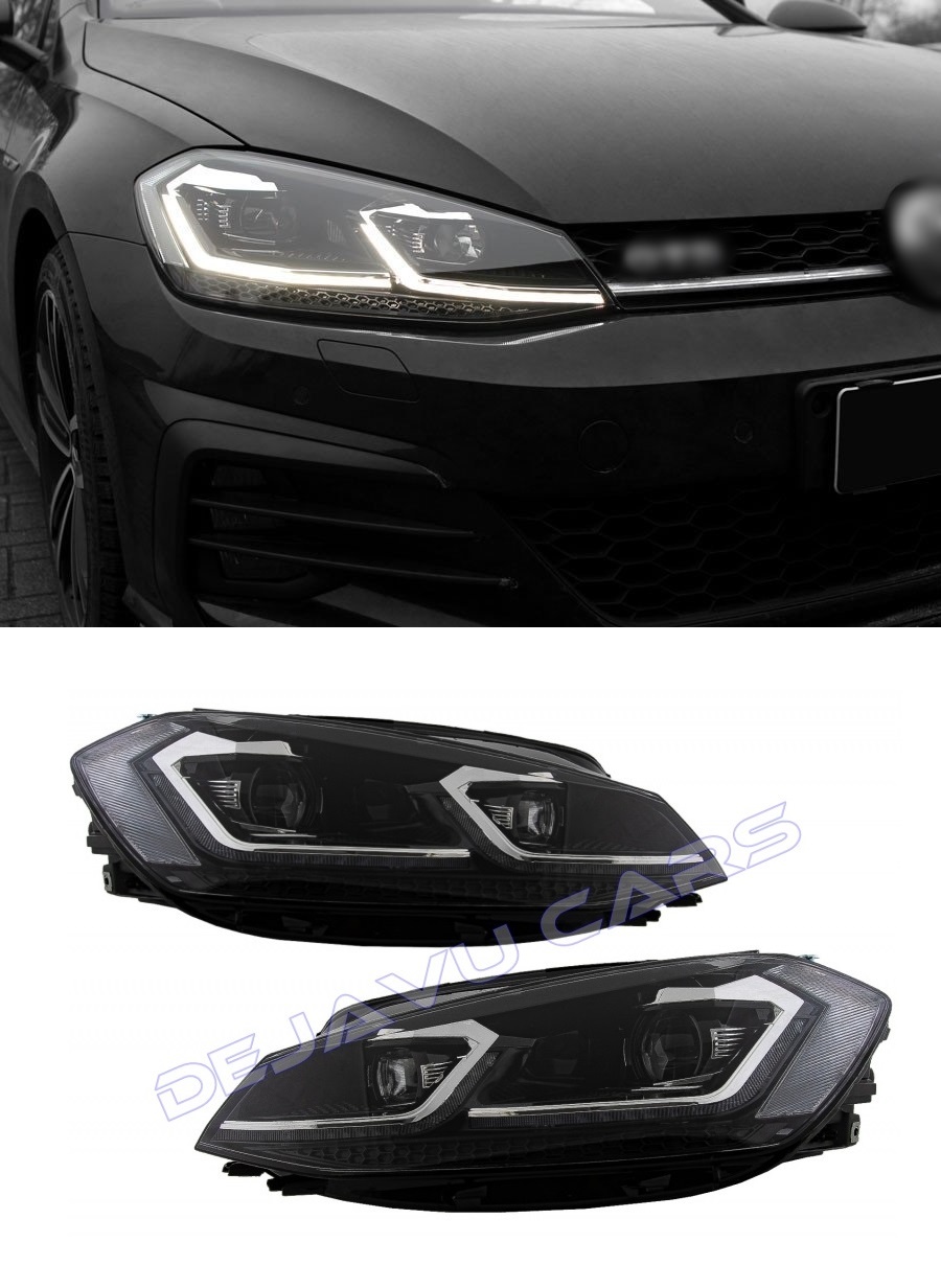 serie hurken hebzuchtig MK7.5 Facelift Xenon Look Dynamische LED Headlights voor VW Golf 7.5 -  WWW.DEJAVUCARS.EU