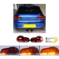 R20 / GTI Look Dynamic FULL LED Tail Lights for Volkswagen Golf 6