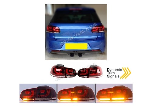 OEM Line ® R20 / GTI Look Dynamic FULL LED Tail Lights for Volkswagen Golf 6