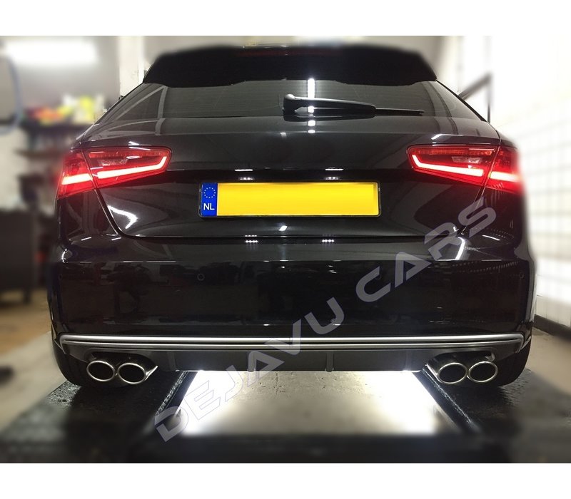 S3 Look Exhaust system for Audi A3 8V Sportback Hatchback