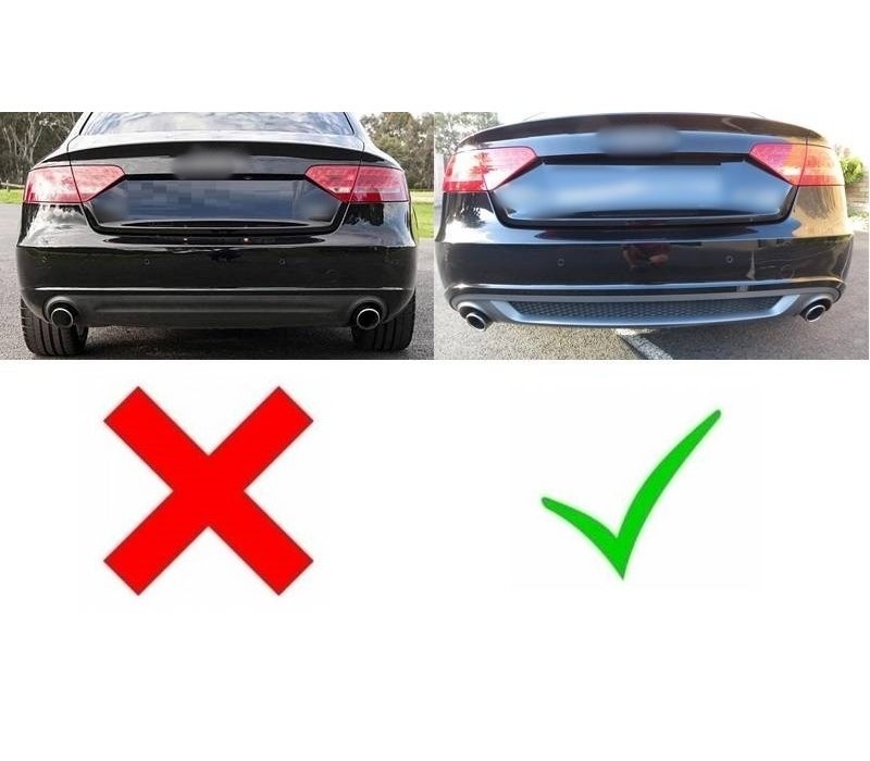 Sport Diffuser for Audi A5 8T Coupe / Cabrio S line / S5