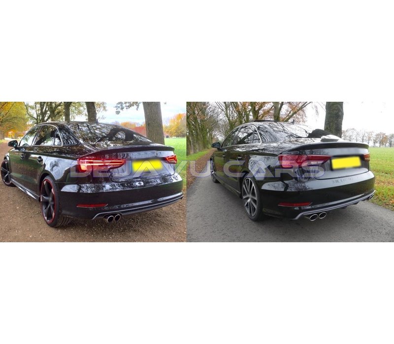 S3 Look Exhaust system for Audi A3 8V Sedan / Limousine
