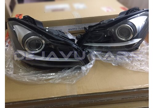 DEPO Bi Xenon Look LED Scheinwerfer für Mercedes Benz C-Klasse W204 Facelift