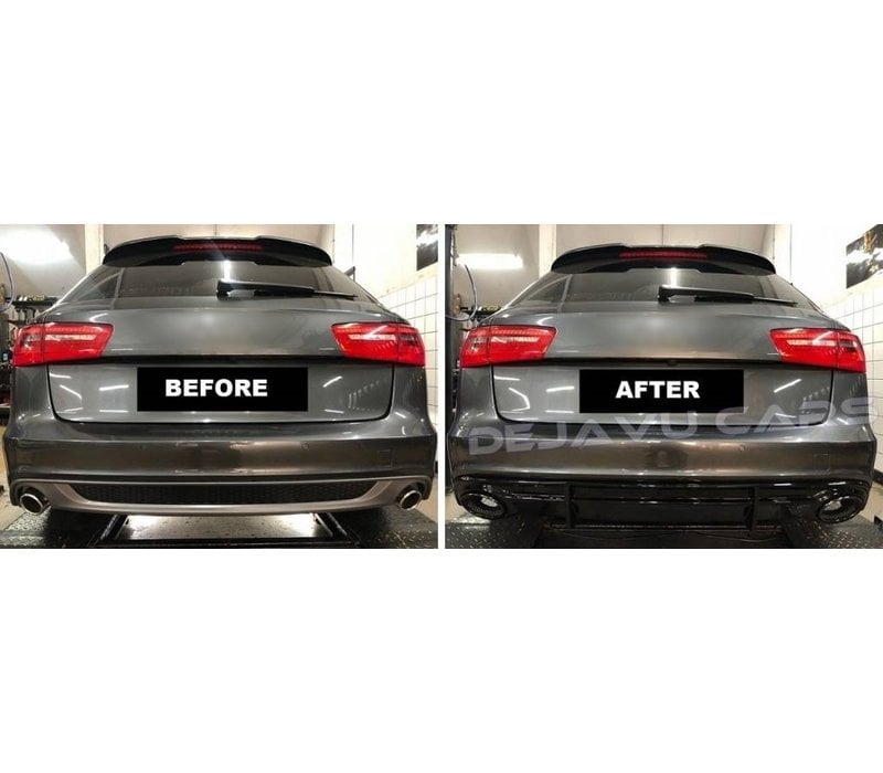 RS6 Look Diffuser for Audi A6 C7 S line / S6