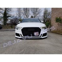 RS3 Look Kühlergrill Black Edition für Audi A3 8V