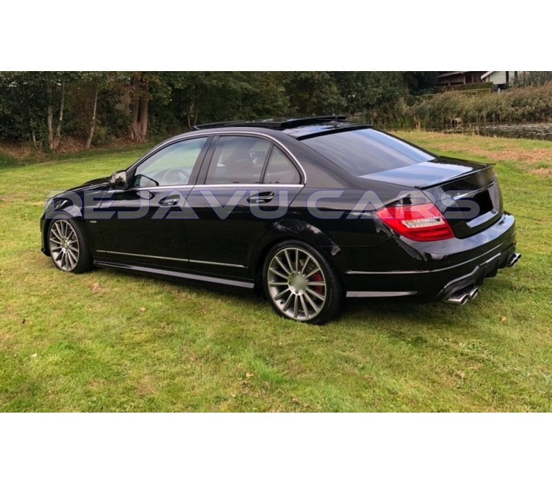 Facelift C63 AMG Look hintere Stoßstange für  Mercedes Benz C-Klasse W204