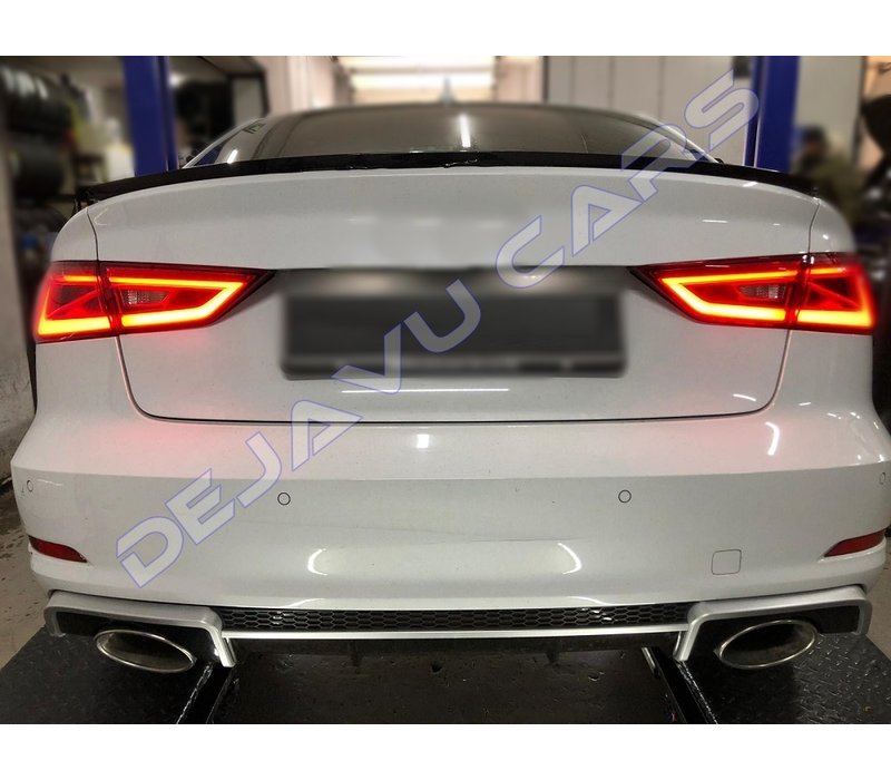 RS3 Look Diffuser for Audi A3 8V (standard rear bumper)