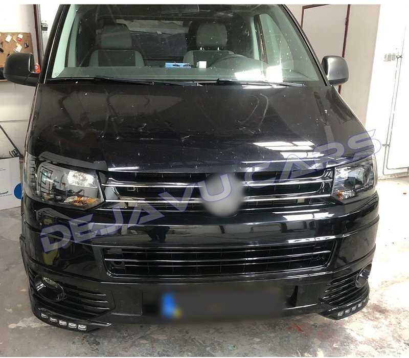 Sportline Look Front bumper + LED DRL for Volkswagen Transporter T5