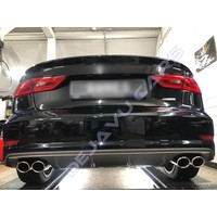 S3 Look Diffuser + Exhaust system for Audi A3 8V S line