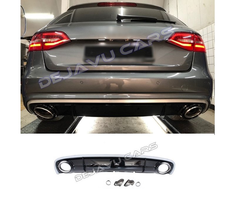 RS4 Look Diffuser voor Audi A4 B8.5
