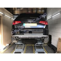 S3 Look Diffuser + Exhaust system for Audi A3 8V Hatchback / Sportback