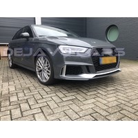 RS3 Look Front Grill Black Edition voor Audi A3 8V