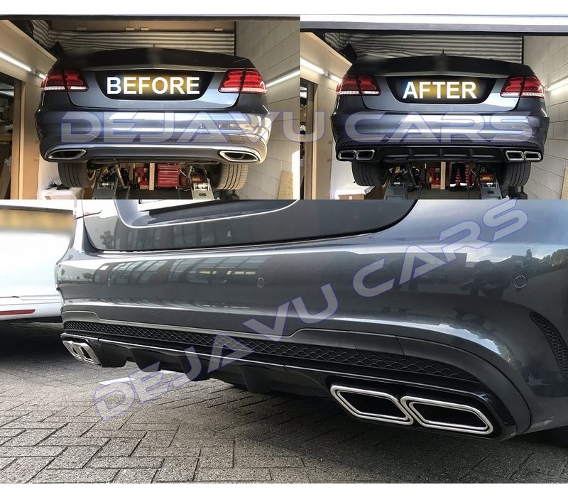 E63 AMG Look Diffuser for Mercedes Benz E-Class W212