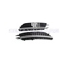 OEM Line ® RS6 Look Fog light grille Silver/Black Edition for  Audi A6 C7