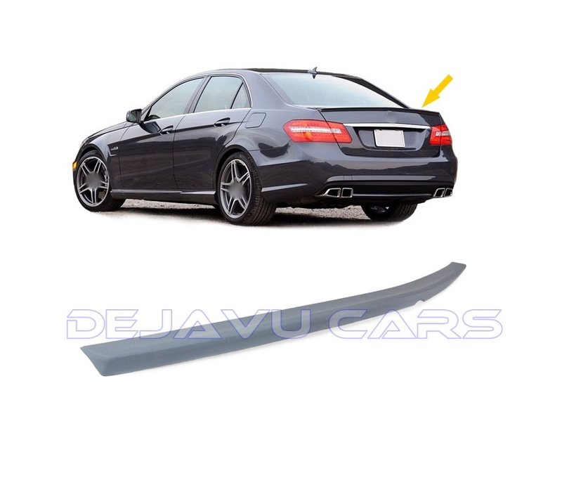 E63 AMG Look Tailgate spoiler lip for Mercedes Benz E-Class W212