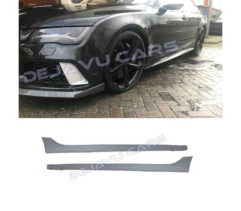 RS7 Look Side skirts voor Audi A7 4G, S line & S7