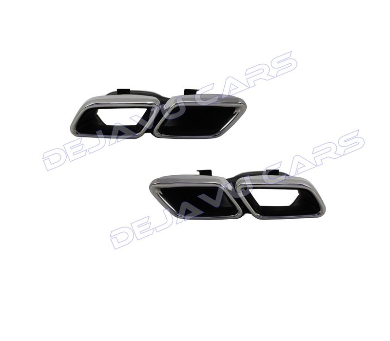 AMG Look Auspuff Endrohr für Mercedes Benz C-Klasse W205