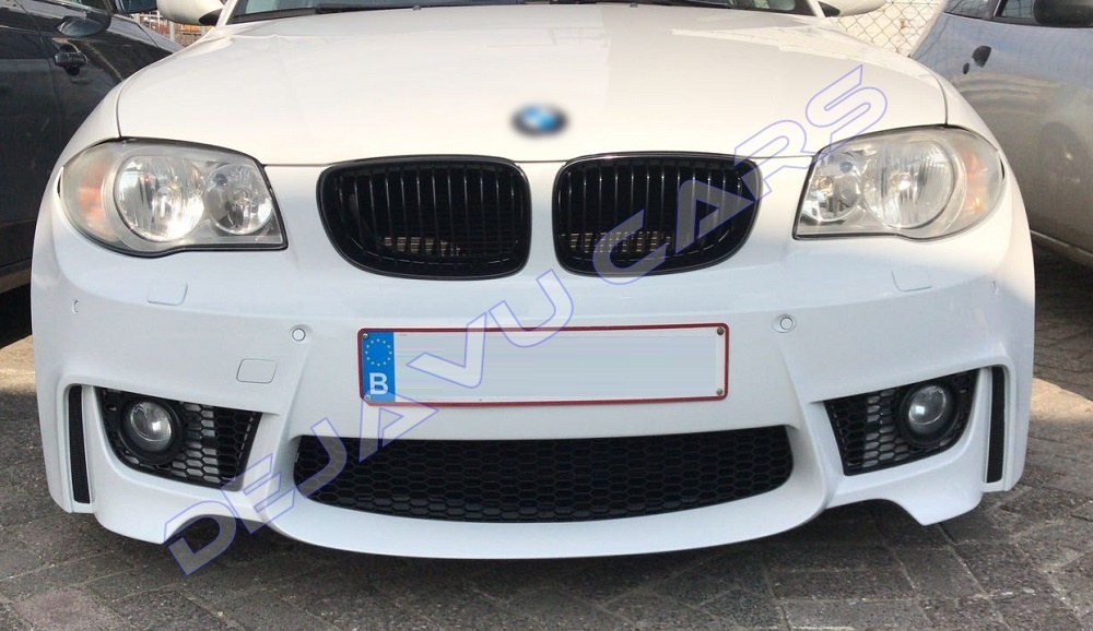 frontbumper in sport-design approprié pour BMW série 1 E81, E82, E87 et E88  2004 - 2011