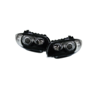 Xenon look Headlights with Angel Eyes for BMW 1 Series E81 E82 E87 E88