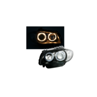 Xenon look Headlights with Angel Eyes for BMW 1 Series E81 E82 E87 E88