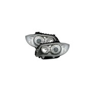 Xenon look Koplampen met LED Angel Eyes voor BMW 1 Serie E81 E82 E87 E88