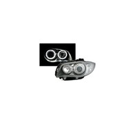 Xenon look Headlights with LED Angel Eyes for BMW 1 Series E81 E82 E87 E88