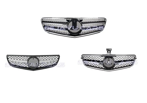 OEM Line ® C63 AMG Look Front Grill for Mercedes Benz C-Class W204