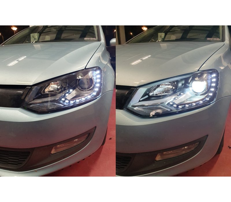 Bi Xenon Look LED Scheinwerfer für Volkswagen Polo 6R / 6C