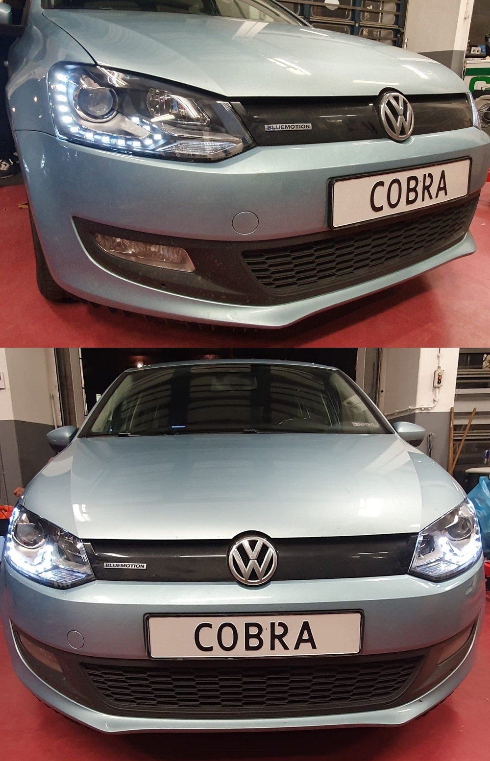 Bi Xenon GTI Look LED Headlights for Volkswagen Polo 6R / 6C WWW