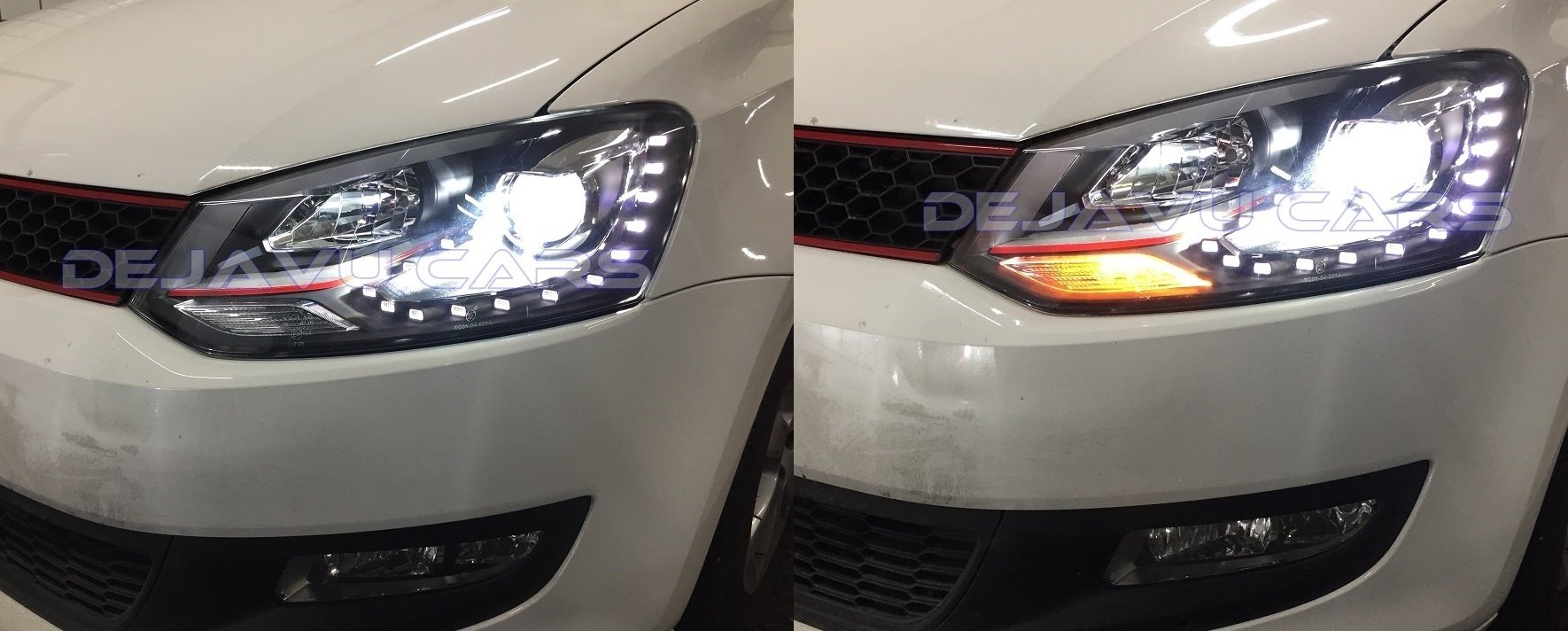 vw polo 6r led headlights