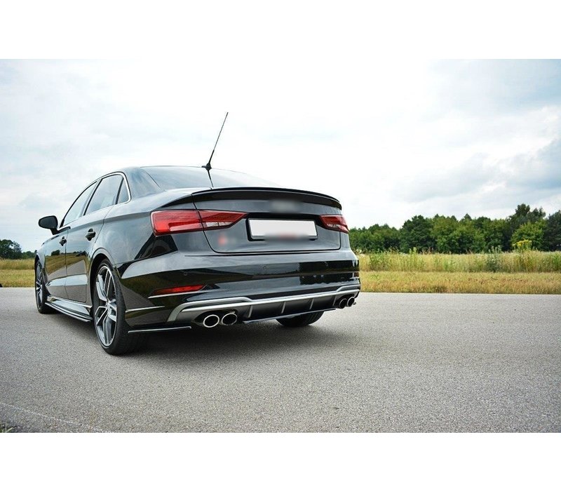 Rear splitter for Audi S3 8V